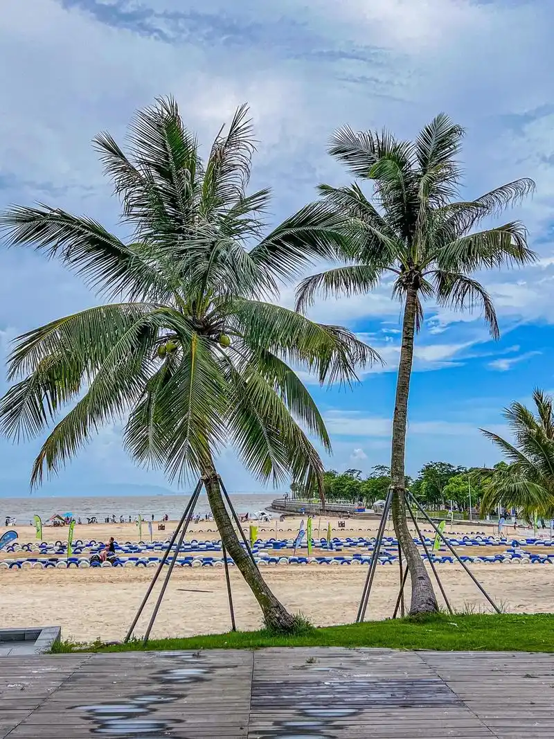 是珠海的白沙滩啊!真的美 !放假来珠海真的怕了  - 抖音