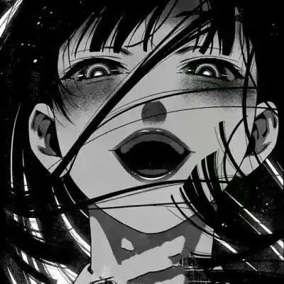 进来拿 好看的黑色系动漫头像,丧丧丧