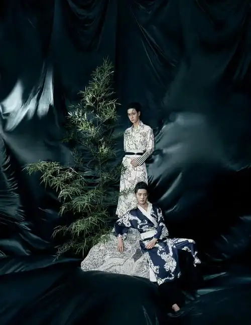 博君一肖超话9992#博君一肖#  时尚芭莎博肖古风大片【不问来路