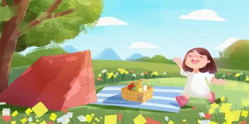 夏天快点来吧 |插画|儿童插画|一百斤的白肉 - 原创作品 - 站酷