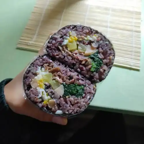 减脂午餐自制简易大饭团