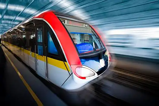 地铁,动感,背景,高速列车