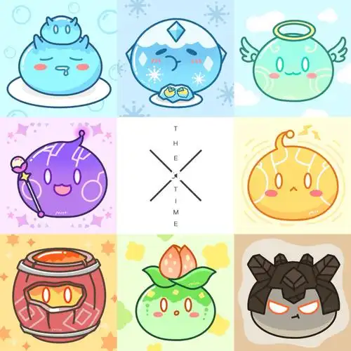 圆滚滚头像原神史莱姆合集