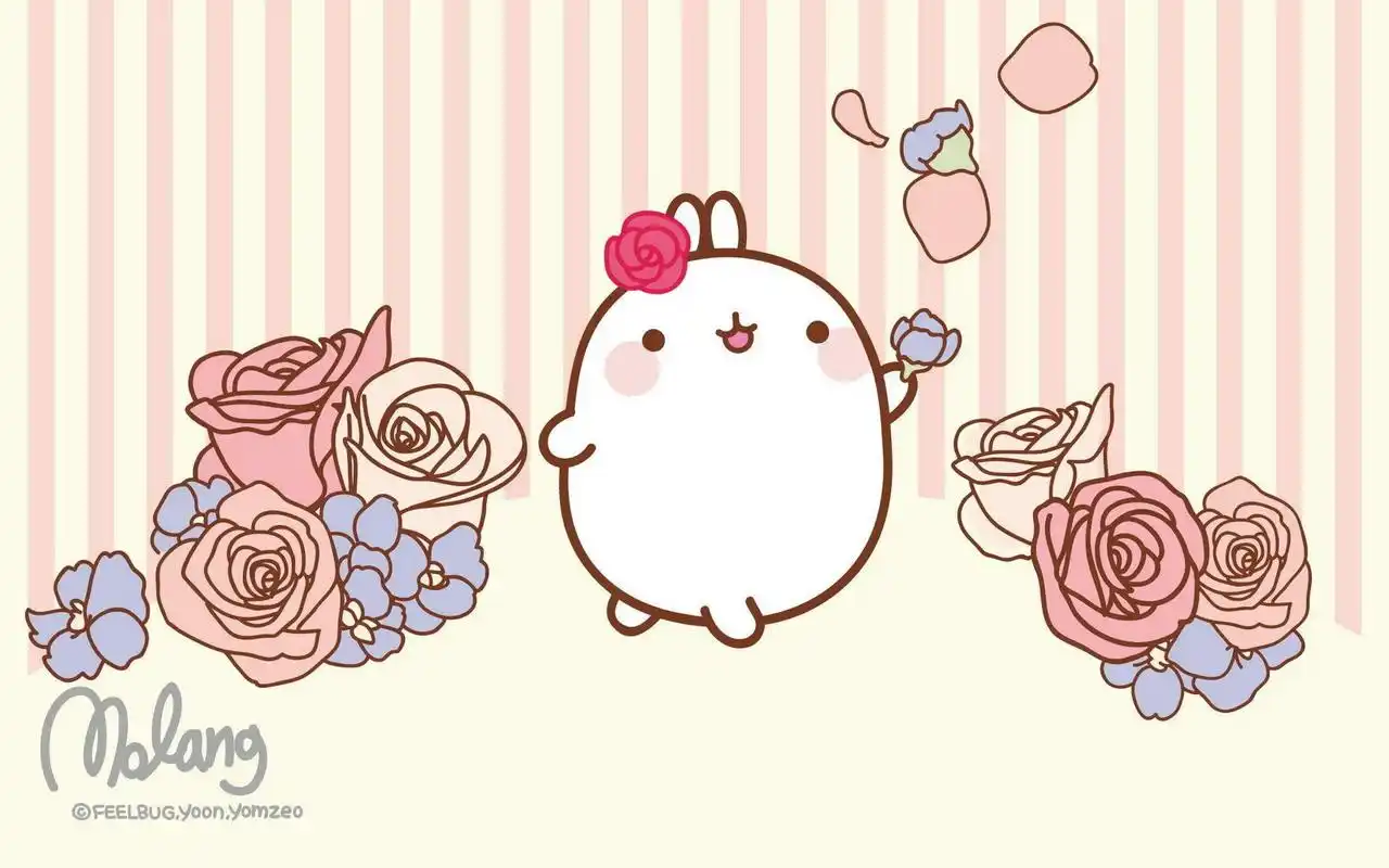 首页 桌面壁纸 韩国可爱molang兔电脑壁纸上一张下一张查看原图