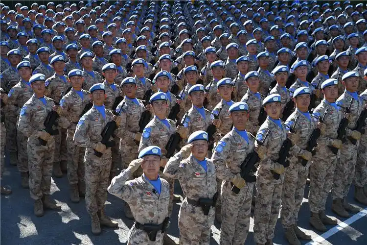 中国蓝盔部队震撼霸气图