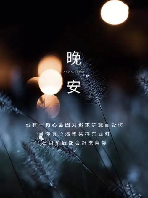 暖暖的晚安日签