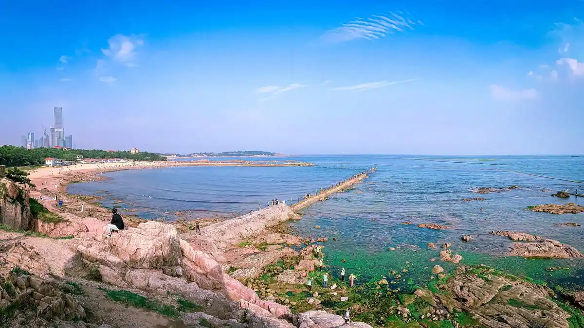 青岛八大关海边