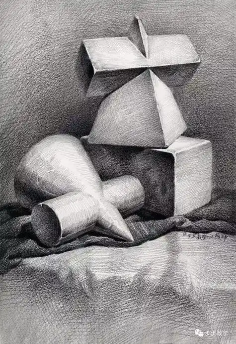 美术作品素描美术绘画素描