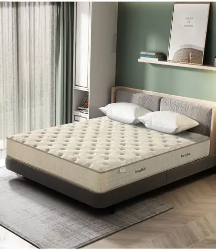 爱舒床垫进口天然乳胶软硬两用弹簧双人黄麻席梦思垫18m床15m乳胶床垫