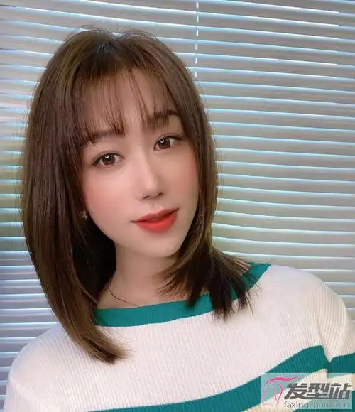 2021新款直发锁骨发推荐甜美减龄百搭不挑人