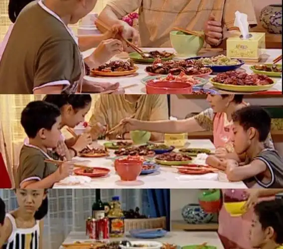 还珠格格和家有儿女剧中的饭菜都是假的,唯独这一个穷剧组中的饭菜是