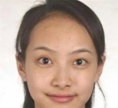 宋茜素颜证件照