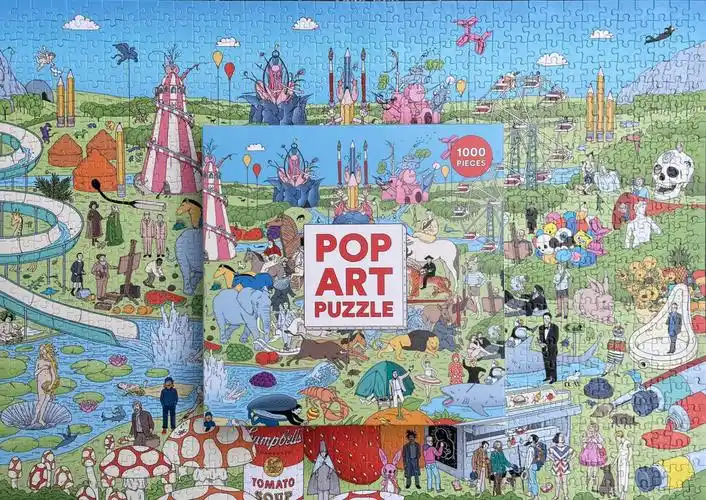 波普艺术拼图|当各位大师与作品共聚一堂