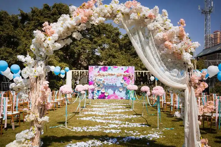 室外婚礼现场布置图参考