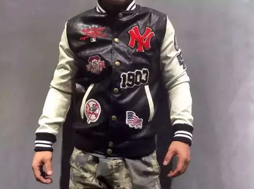 mlb美国棒球服,新款水洗皮衣,专柜厂家*出入专柜无压力
