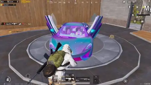 原创我去吃鸡国际服新载具迈凯伦双人跑车皮肤也太好看了吧