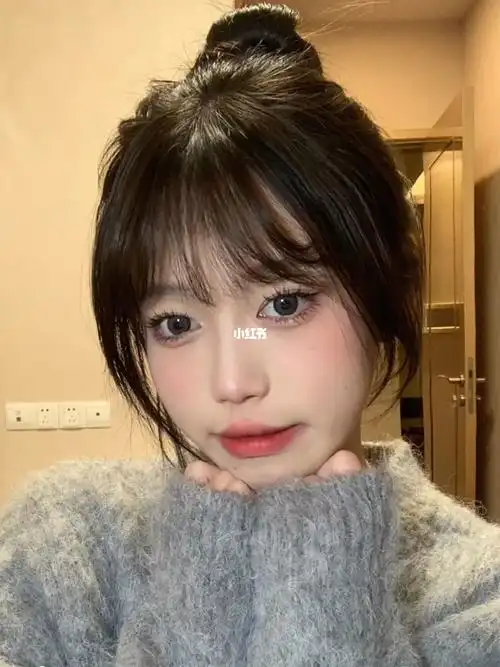 学生党法式刘海7563韩剧女主刘海圆脸一定要尝试的刘海上海染发