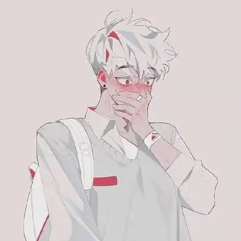 病娇系二次元动漫男生头像爱情没有两全其美只有两败俱伤