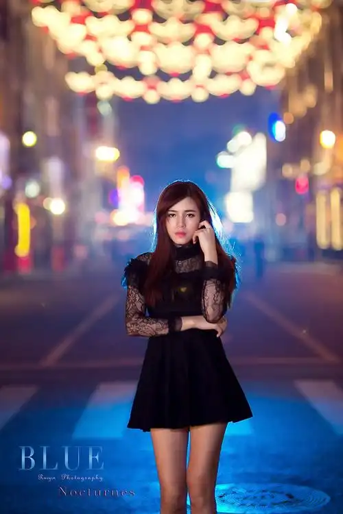 一个人的夜晚下篇〖唯美夜景人物素材〗 - 军警草原狼 - 军警草原狼