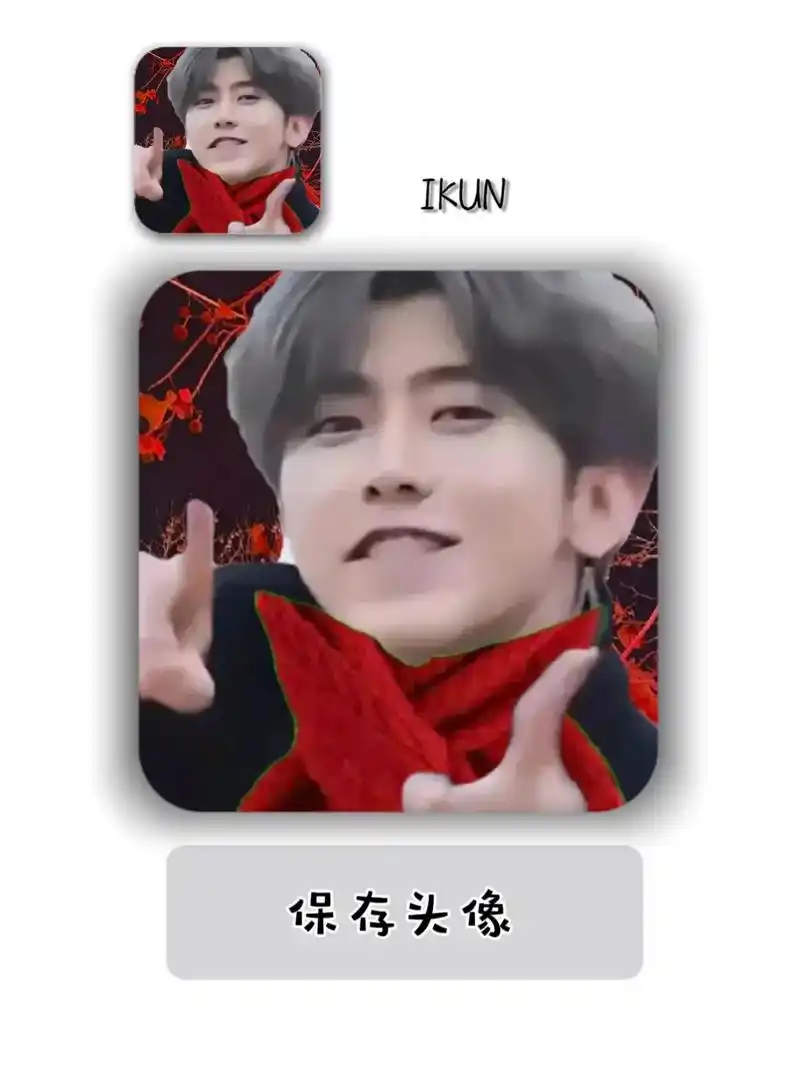 ikun头像 #守护最好的坤坤 #坤坤真爱粉 #小黑子 # - 抖音