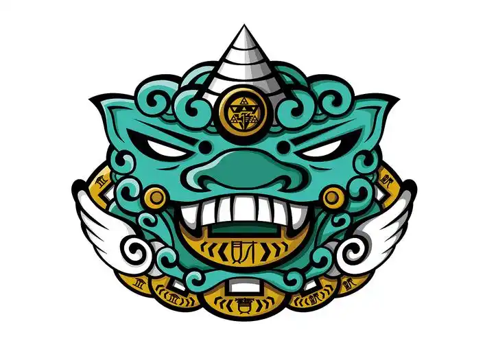 貔貅:中国古代神话传说中的一种神兽,凶猛威武,在天上负责巡视工作