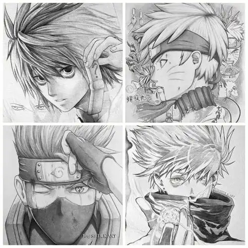 动漫手绘  #素描  #动漫分享  #动漫分享  #素描头像  #动漫人物