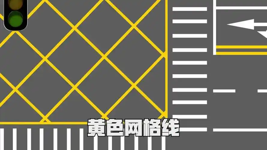 还有黄色网状线也可以掉头,但是不能在黄色网格线内停车,否则会被罚款