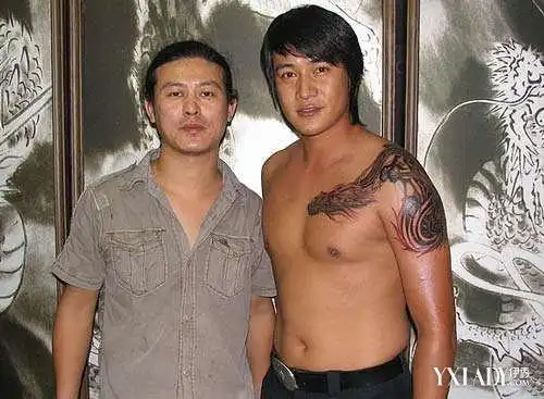 【图】陆毅身上的纹身与妻子有关 揭秘两人的恋爱之路