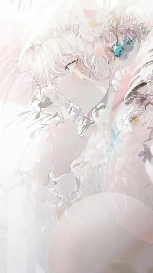 白发蓝发系的美少年最爱了-插画欣赏