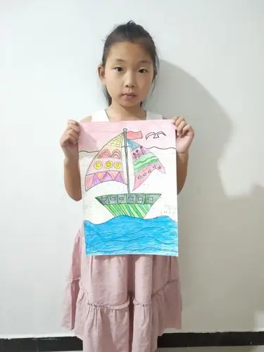 城南下午彩铅基础班《帆船》