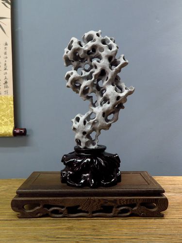 太湖石天然原石摆件大小型玲珑家居客厅庭院书房办公室装饰品7008