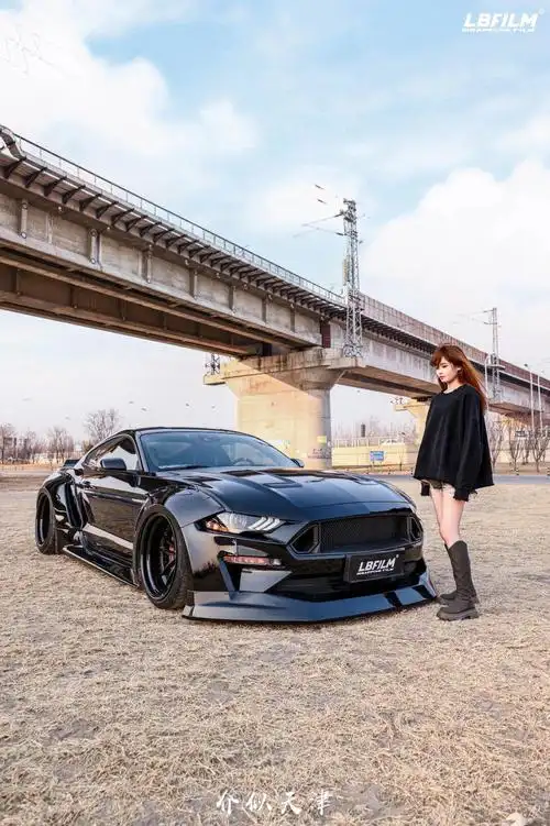 福特野马‖黑武士的狂野帅气,太潮了90_mustang社区_易车社区