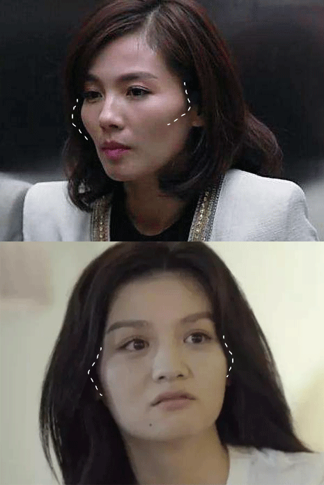 刘涛和春夏也有雷同的问题很轻易露出颜值上的bug不流通的脸型稀奇挑