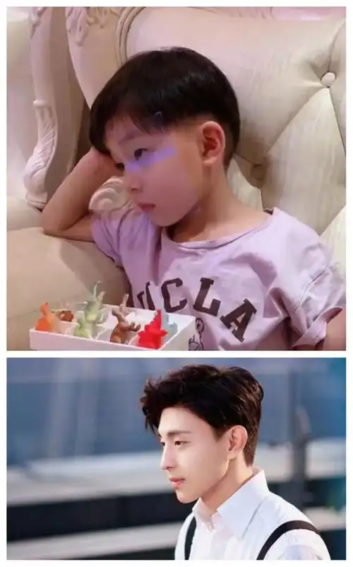 ""我估计邓伦小时候都不长这样,你是比邓伦更像他小时候吗?邓伦本伦?