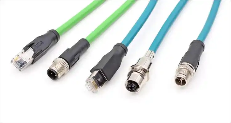 8芯插头以太网转rj45 品牌 cazn 型号 ethernet连接器 种类 线束/连接