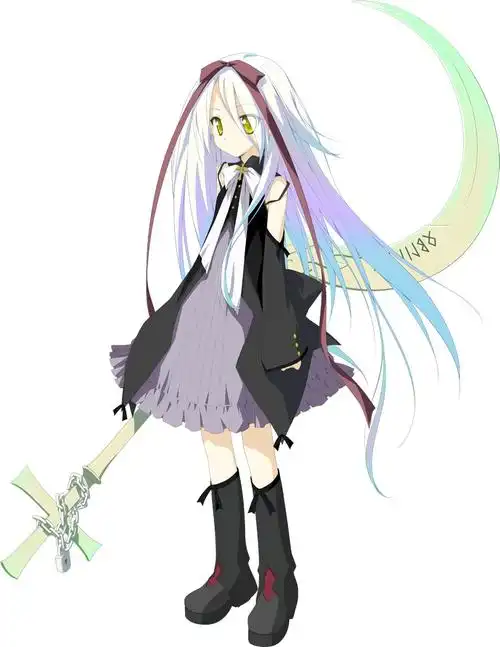 动漫女生的全身图,要侧着身子的,衣服别太复杂,我要用来临摹的