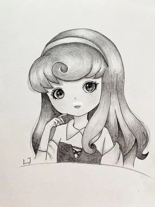 公主素描画大全公主素描画大全铅笔画