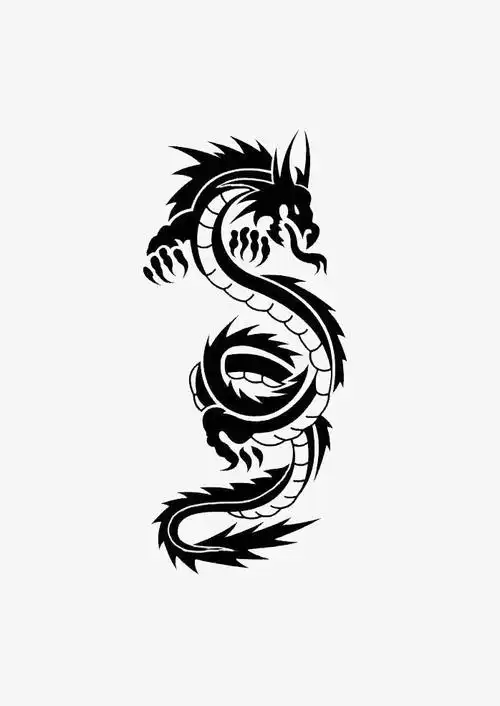 高清矢量龙图案