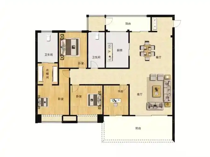 华润置地至臻悦府160平观景大平层550万