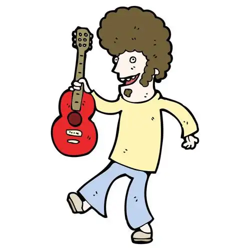 卡通吉他手,卡通吉他手