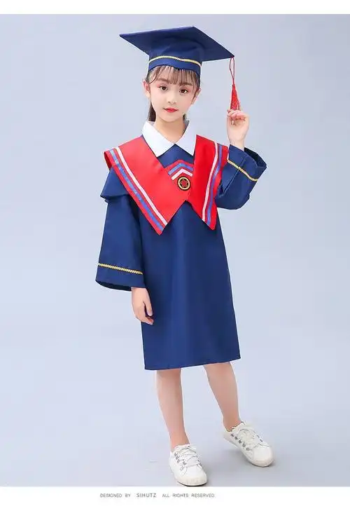 聂庄幼儿园学士服儿童博士服小学毕业袍礼服小学生毕业摄影毕业照服装