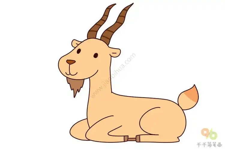 简笔画怎么画一只可爱的小羚羊简笔画奔跑的羚羊简笔画怎么画一只可爱
