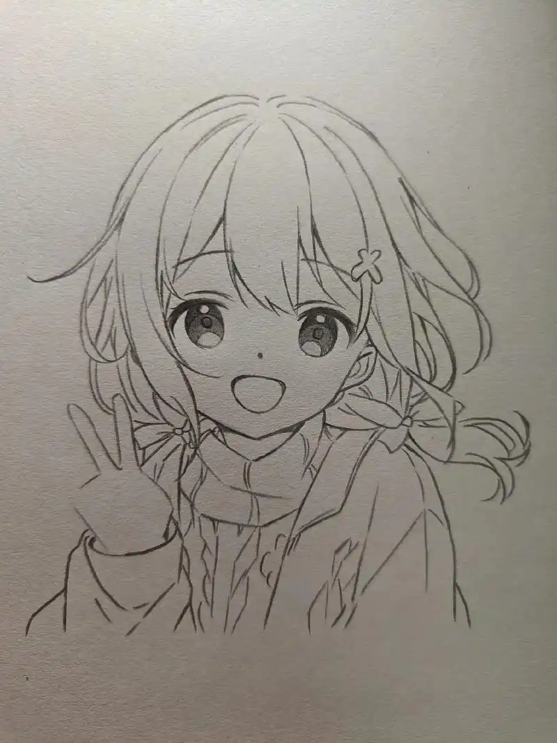 近期麻瓜生活.#绘画过程分享 #手绘 #动漫手绘 #漫画女孩 - 抖音