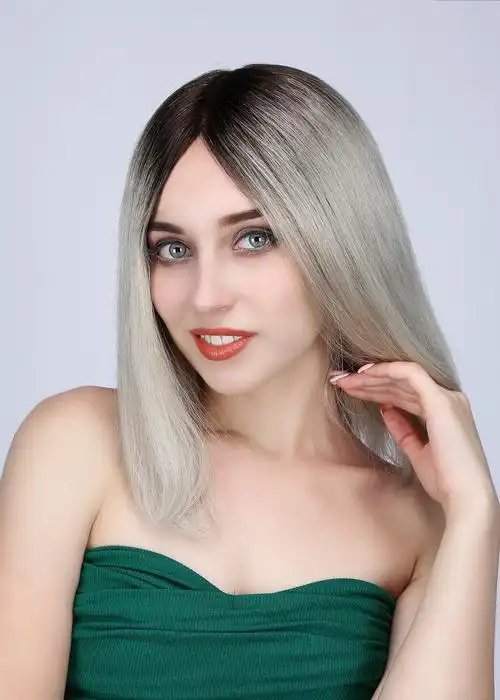 欧美假发产品拍摄