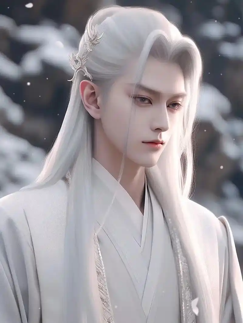 古风|白发男配 头像 男生14.#古风 #唯美古风 #头像  - 抖音