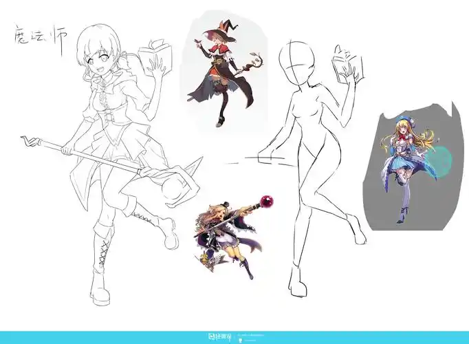 阶段三角色立绘线稿