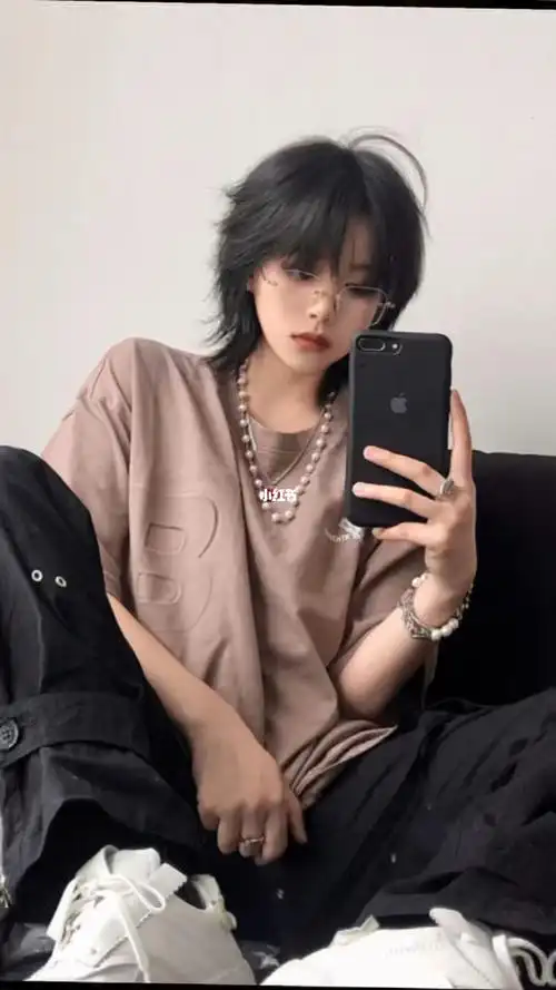 日系高层次少女感短发鲻鱼头狼尾