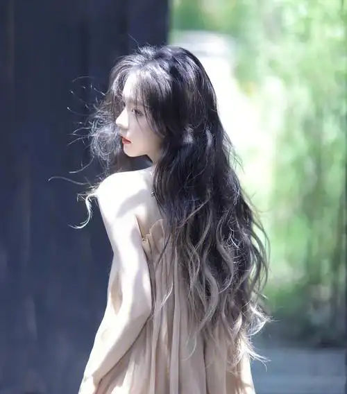 仙女发色女生发型推荐长发发型广州染发烫发