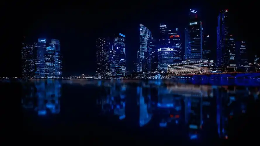 科技感十足的城市夜景