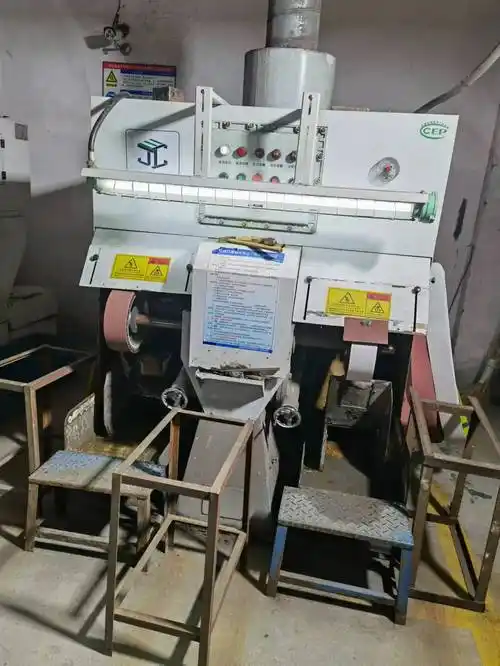 出售二手砂带抛光机环保湿式抛光机除尘器防爆一体机抛光设备打磨